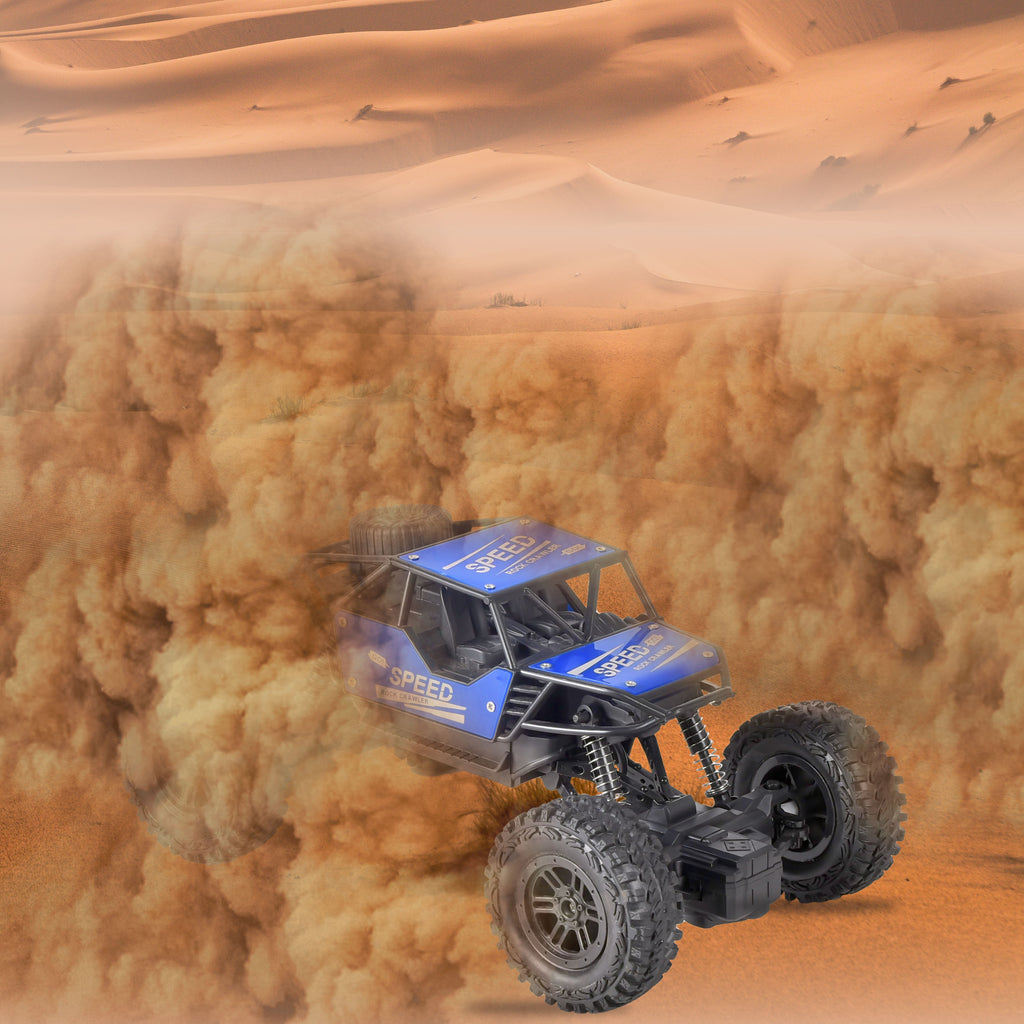 KidsBug Remote Controlled Rock Crawler RC Monster Truck, 4 Wheel Drive